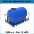 Пластиковая емкость H 2000 л в обрешетке (ЭкоПром)
